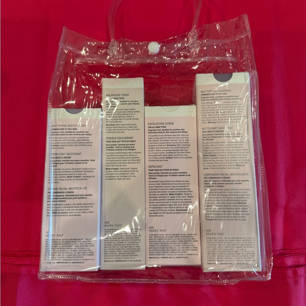 Mary Kay Skincare Mattifying Regimen New Skin Care Set Combo to Oily Skin - Picture 2 of 5
